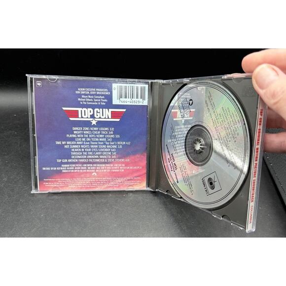 Top Gun Original Soundtrack (CD, 1986) Kenny Loggins Cheap Trick Berlin Loverboy - Picture 3 of 4